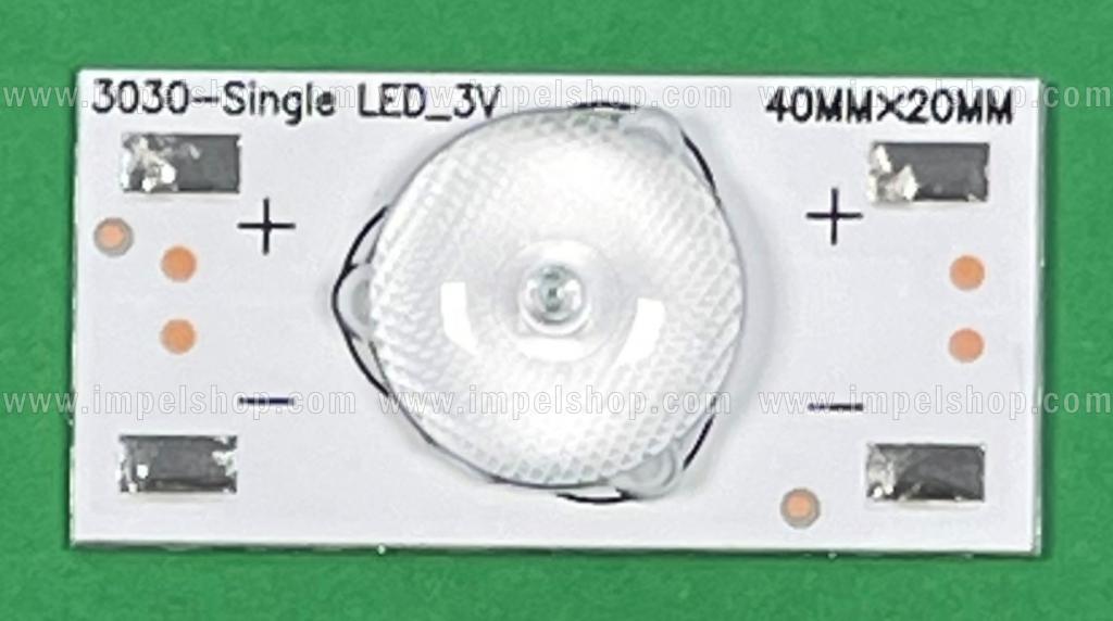 Universal len for led bar round with led diode , VOLTAGE : 3V , DIAMETER : 16MM , HEIGHT : 5,5MM