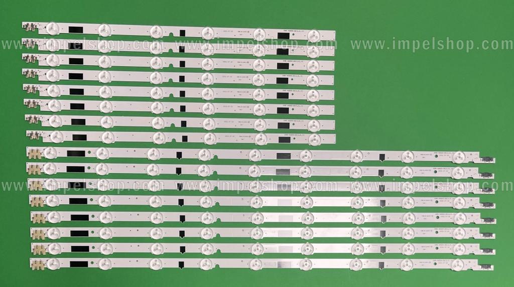 Led backlight strip for tv SAMSUNG 46" set D2GE-460SCA-R3 9LED X 8pcs & D2GE-460SCB-R3 6LED X 8pcs , BN96-25308A & BN96-25309A
