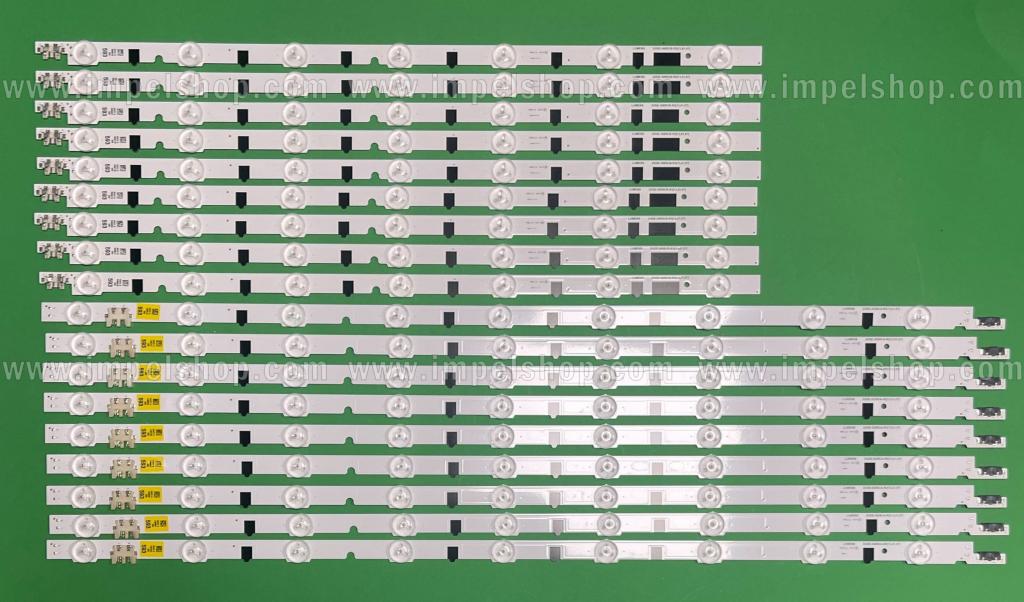 Keneddng LED Bars for Samsung UE40H6470 UE40H6410 UE40H6415 UE40H6475 TV  Rétroéclairage LED Strip Mattrix Lampes Bandes Rularers Bulbes (Cable  Length : 837mm, Color : 20 Piece) : : High-Tech