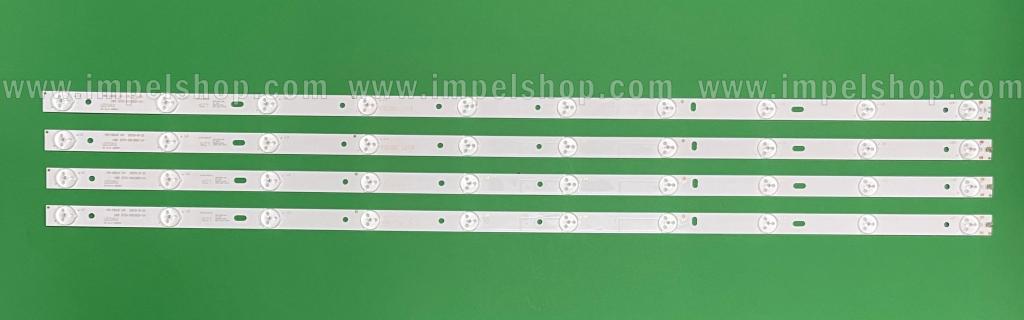 Led backlight strip for tv CHANGHONG / SUNNY 39" set 4pcs X MS-0818 V4 / 180 DT0-391900-1H , 10LED , LENGTH : 758MM