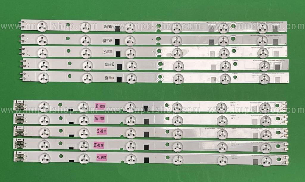 Led backlight strip for tv SAMSUNG 39" set D1GE-390SCA-R1 6LED , 39-3535LED-60EA-L X 5pcs & D1GE-390SCB-R1 6LED , 39-3535LED-60EA-R X 5pcs