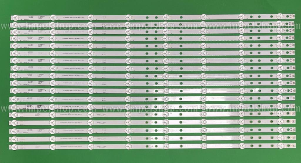 Led backlight strip for tv SONY 65" set 16pcs X 650TV02 V3 T650HVF05 / CX65503E01-2B762-0-A-565-3854-V , 8LED , LENGTH : 710MM