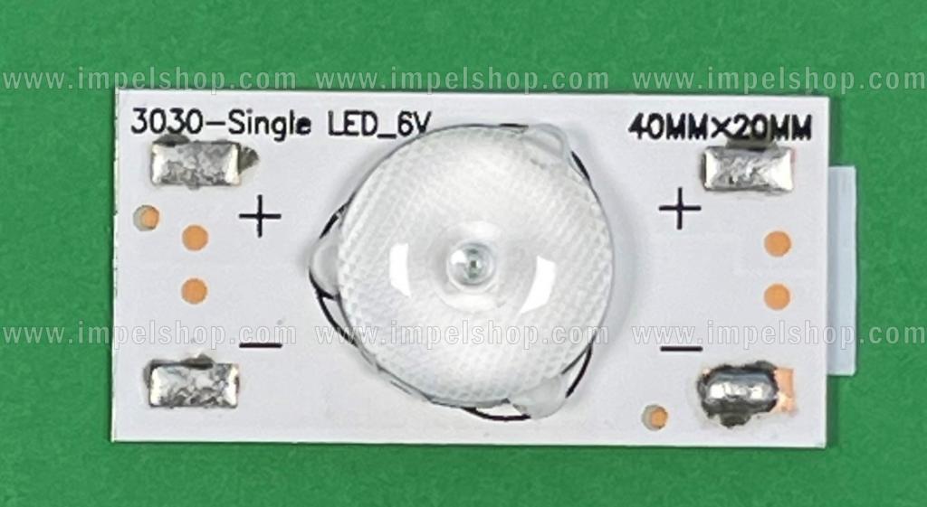 UNIVERSAL LEN FOR LED BAR ROUND WITH DIODE , VOLTAGE : 6V , DIAMETER : 16MM , HEIGHT : 5,5MM