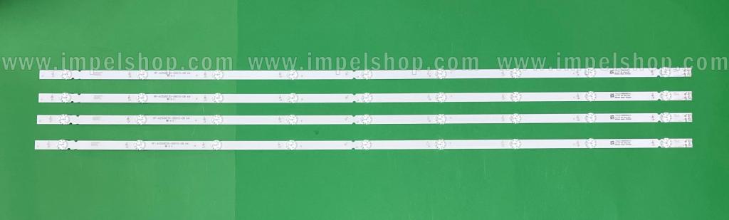 Led backlight strip for tv PHILIPS 50" set 4pcs X RF-AZ500E30-0901S-08 A4 YAL13-00930300-19 , 9LED , 3V , 1000MM