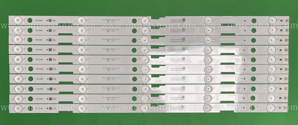 Led backlight strip for tv SHARP 55" 10pcs X RF-AJ550E30-0501S-04 A7 A6 , 5LED , 3V , 513MM