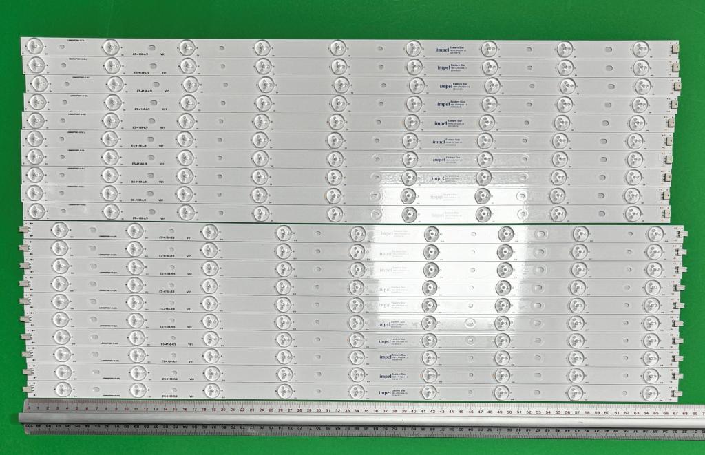 Led backlight strip for tv PHILIPS 65" set 20pcs , 10pcs x LBM650P0901-Q-3(L) & 10pcs X LBM650P0901-R-3(R) , LBM650P0901 Q 3 L LBM650P0901 R 3 R ,