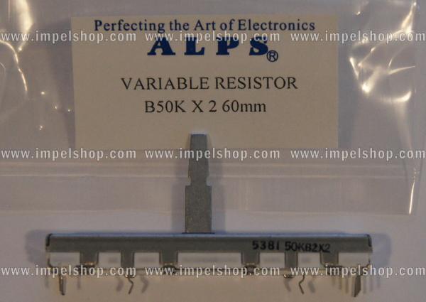 VARIABLE RESISTOR ALPS 50KBX2 PITCH : 60MM